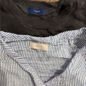 Makie Blue and White Striped Cotton Shirt